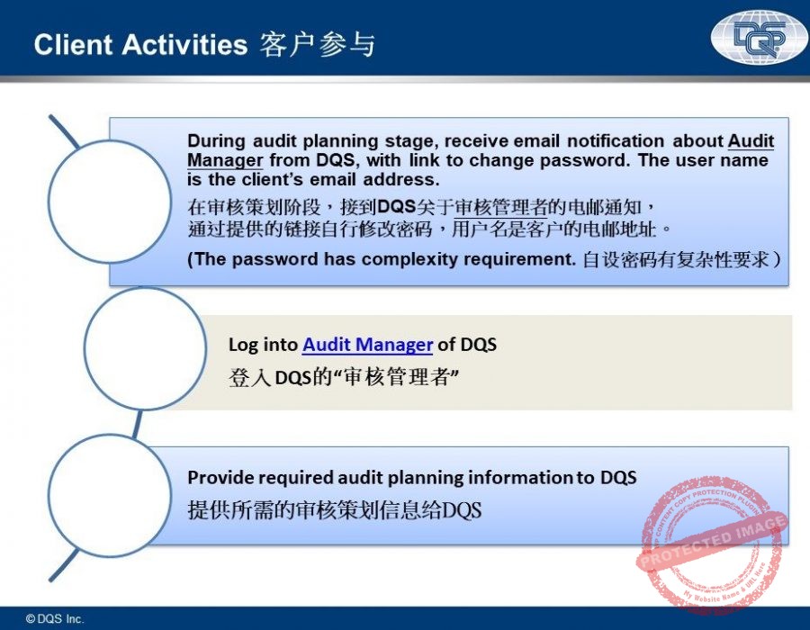 Audit Manager 審核管理者 DQS HK 德國體系認證集團 成員