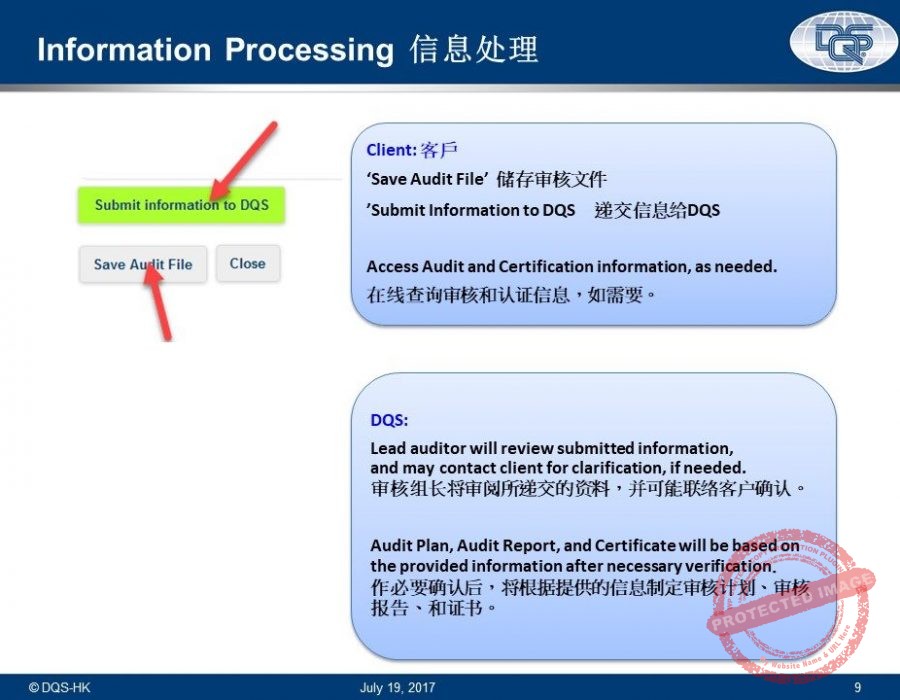 Audit Manager 審核管理者 DQS HK 德國體系認證集團 成員