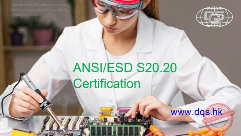 Release of ANSI/ESD S20.20-2021 新版標準發佈 - DQS HK | 德國體系認證集團 成員